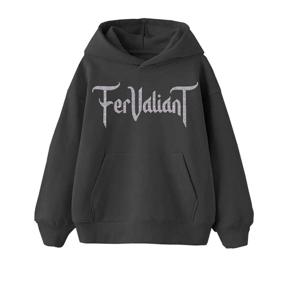 Eye Cloud Rhinestone Oversize Hoodie Füme Eye Cloud Rhinestone Oversize Hoodie Füme