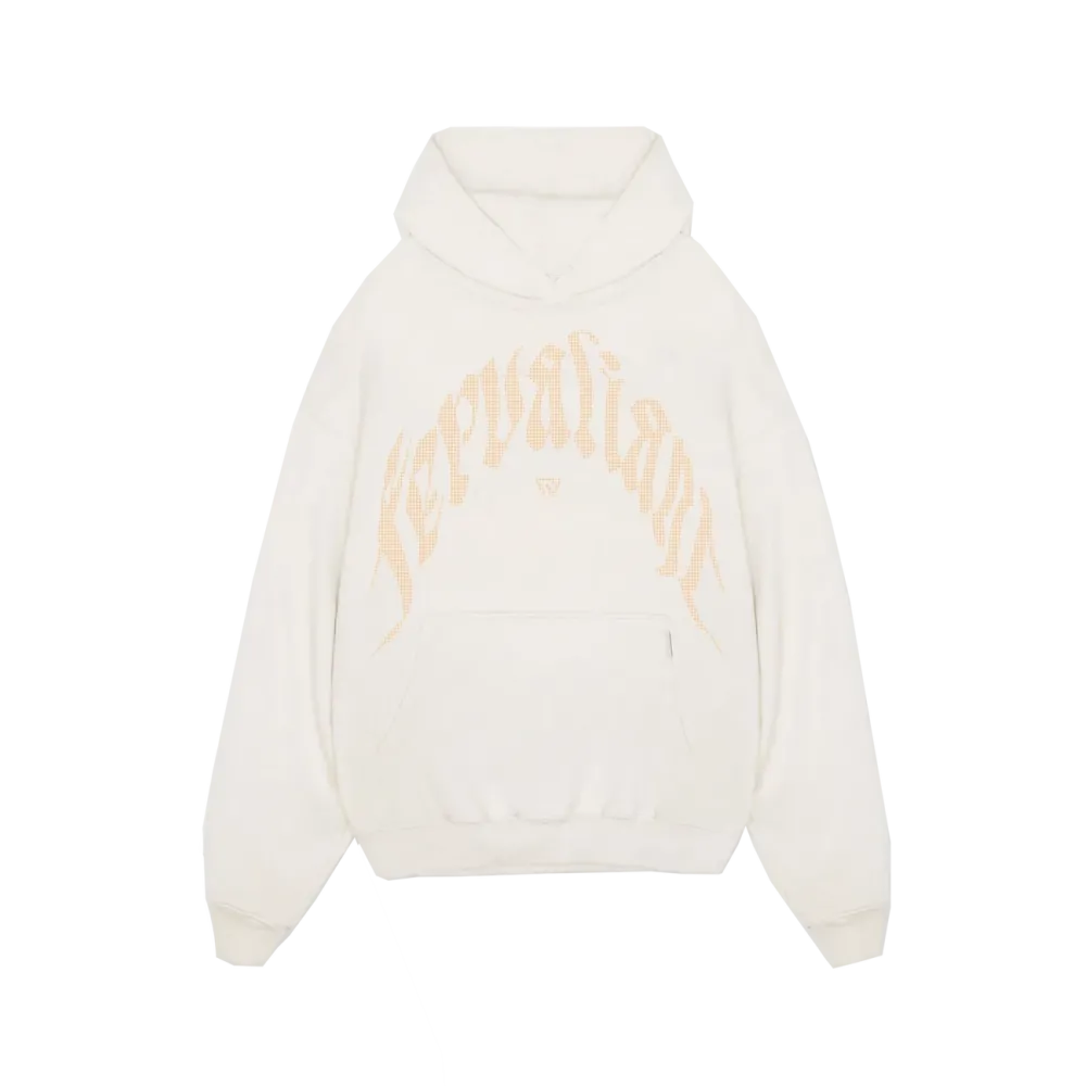 Champagne Curved Rhinestone Hoodie Beyaz Champagne Curved Rhinestone Hoodie Beyaz
