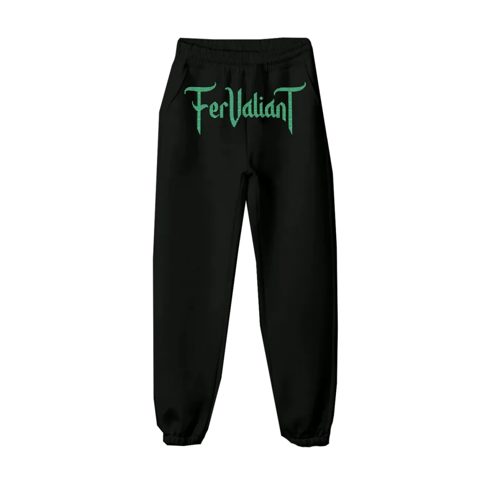 Erinite Black Rhinestone Sweatpants Erinite Black Rhinestone Sweatpants