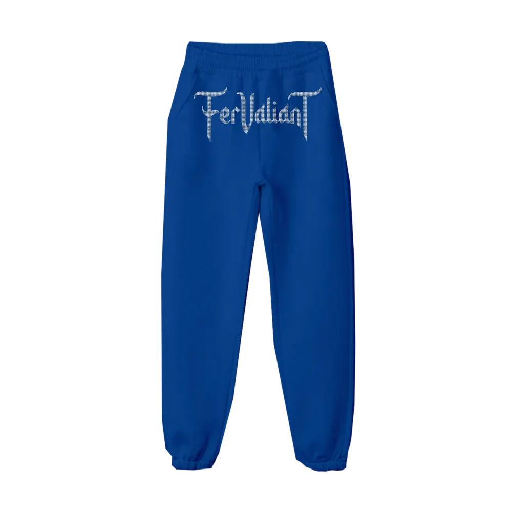 Sax Rhinestone Sweatpants Sax Rhinestone Sweatpants
