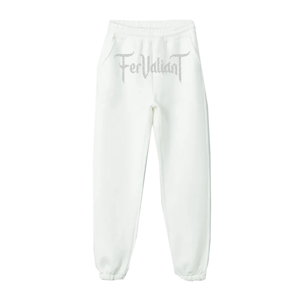 White Rhinestone Sweatpants White Rhinestone Sweatpants