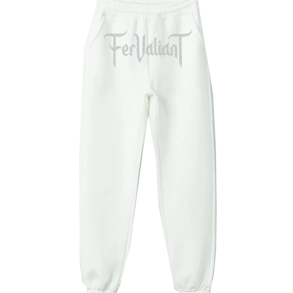 White Rhinestone Sweatpants White Rhinestone Sweatpants