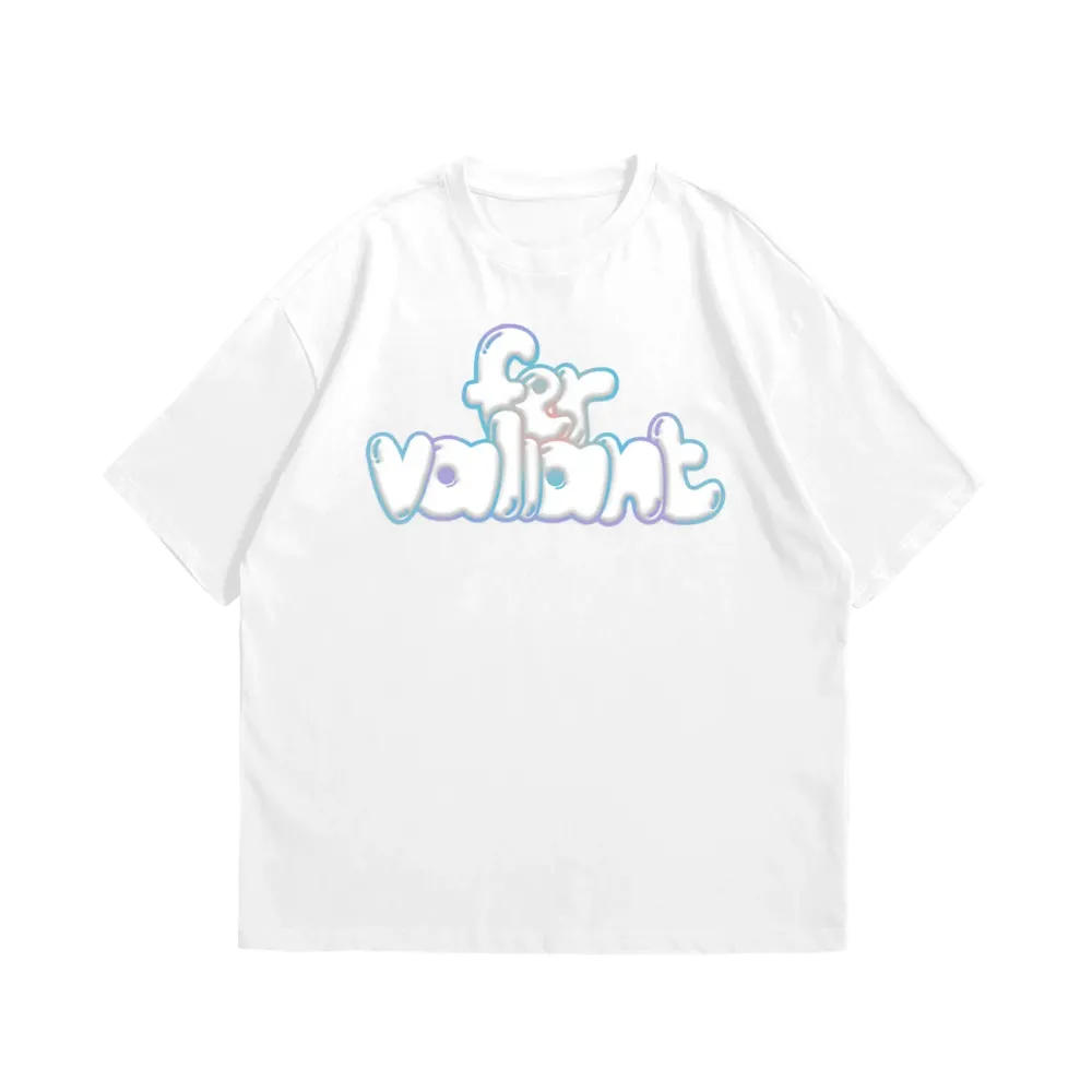 Puff Hologram Oversize Tee Beyaz Puff Hologram Oversize Tee Beyaz
