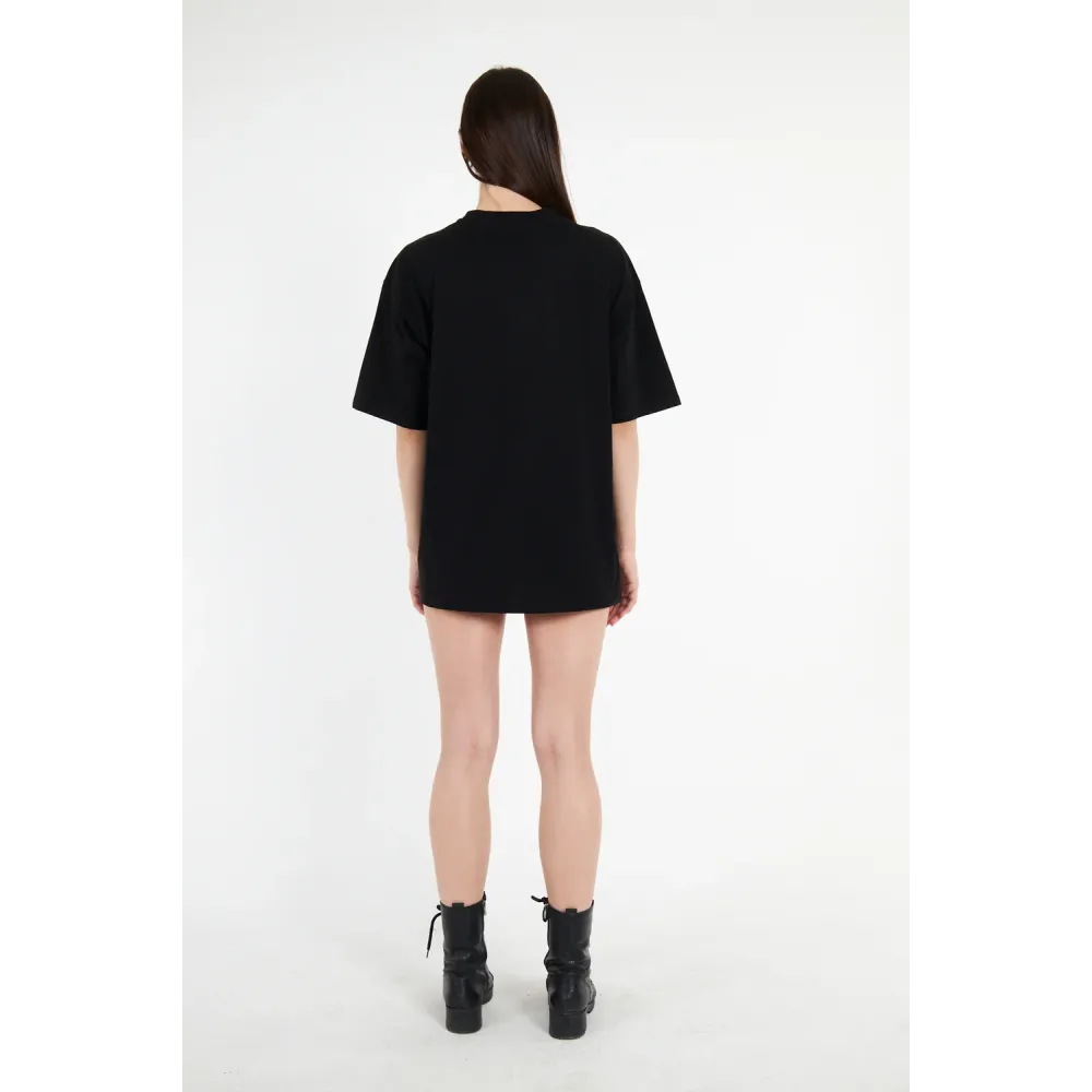 Angel Black Rhinestone T-shirt Angel Black Rhinestone T-shirt