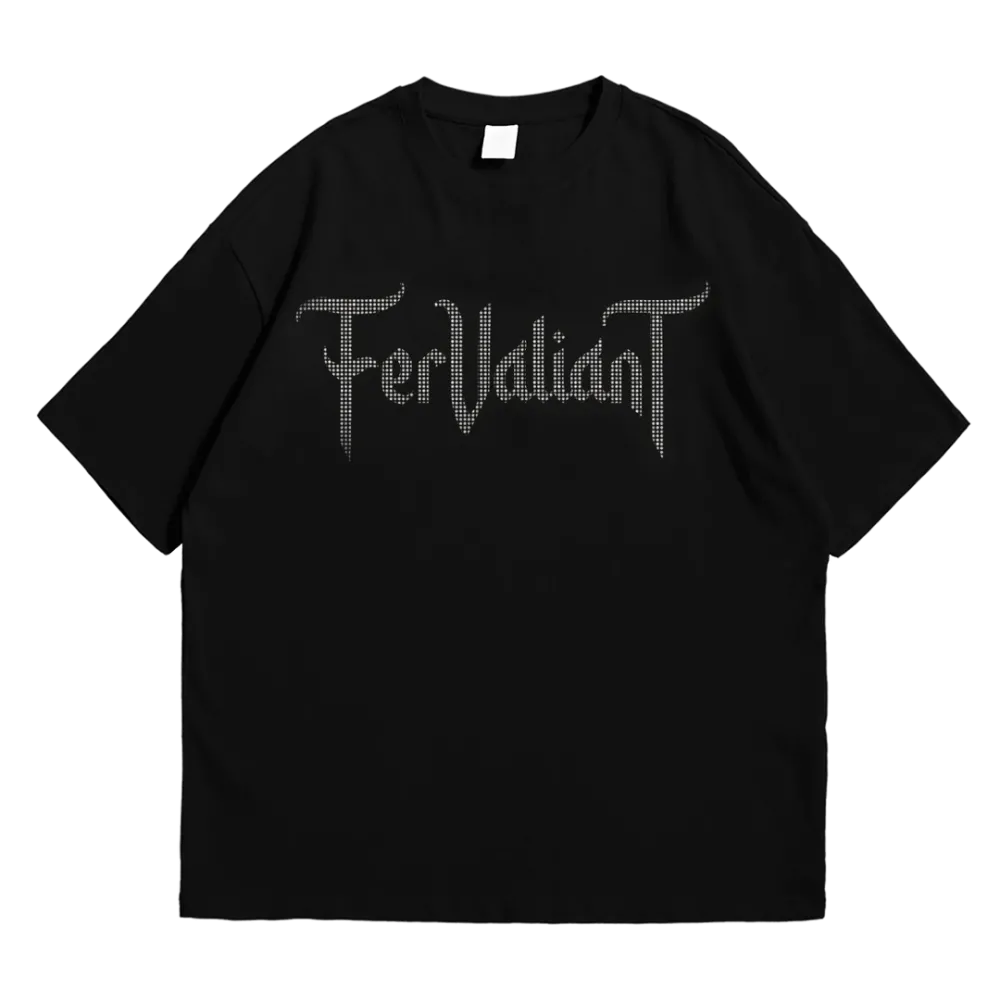 Spider Black Rhinestone Oversize Tee Spider Black Rhinestone Oversize Tee